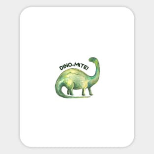 Dino-mite Sticker